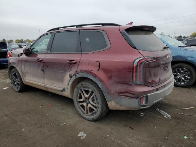 5XYP5DGC0PG373843 - 2023 KIA TELLURIDE SX MAROON photo 2