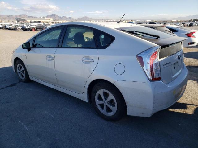 JTDKN3DU6F1988672 - 2015 TOYOTA PRIUS WHITE photo 2