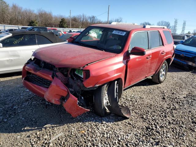 JTEZU5JRXE5064669 - 2014 TOYOTA 4RUNNER SR5 RED photo 1