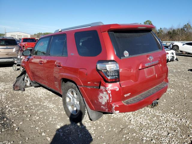 JTEZU5JRXE5064669 - 2014 TOYOTA 4RUNNER SR5 RED photo 2