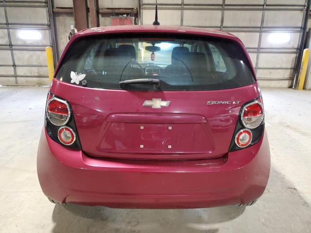 1G1JC6SG3E4127181 - 2014 CHEVROLET SONIC LT PINK photo 6