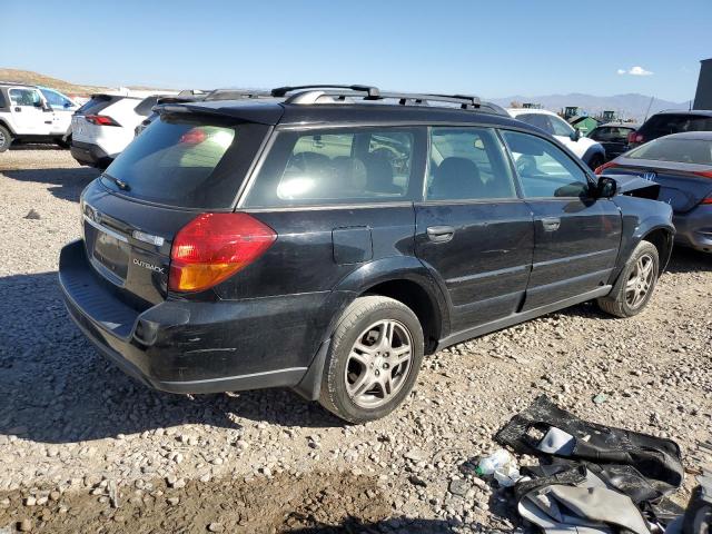 4S4BP61C557378695 - 2005 SUBARU LEGACY OUTBACK 2.5I BLACK photo 3