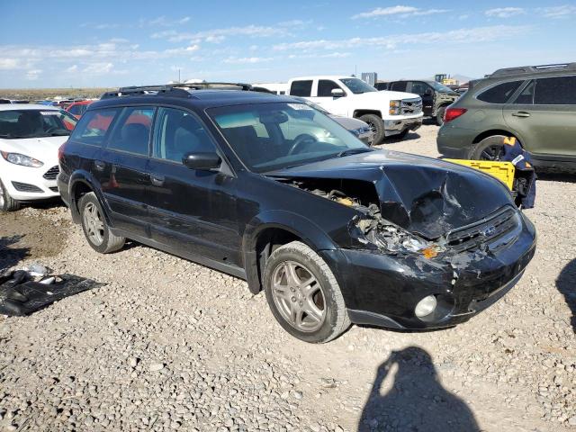 4S4BP61C557378695 - 2005 SUBARU LEGACY OUTBACK 2.5I BLACK photo 4