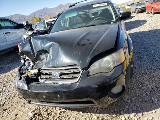 4S4BP61C557378695 - 2005 SUBARU LEGACY OUTBACK 2.5I BLACK photo 5