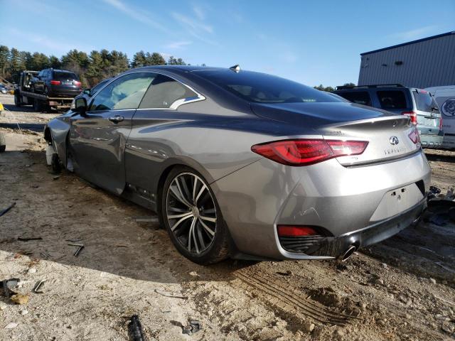 JN1CV7EL7HM320465 - 2017 INFINITI Q60 BASE GRAY photo 2