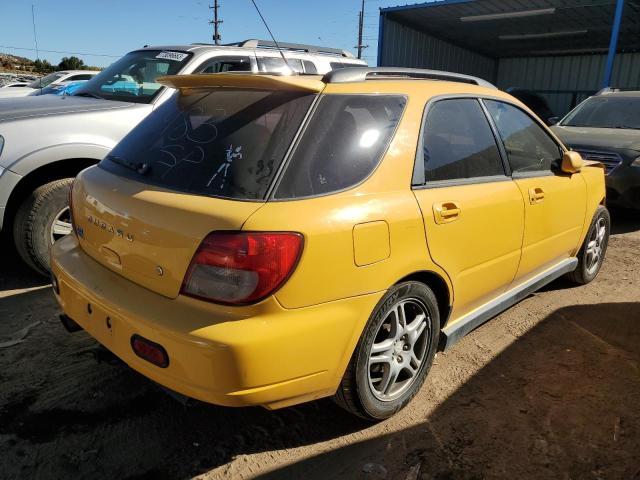 JF1GG29613G800983 - 2003 SUBARU IMPREZA WRX YELLOW photo 3