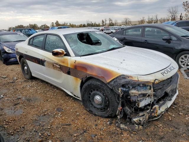 2C3CDXKTXKH743009 - 2019 DODGE CHARGER POLICE WHITE photo 4