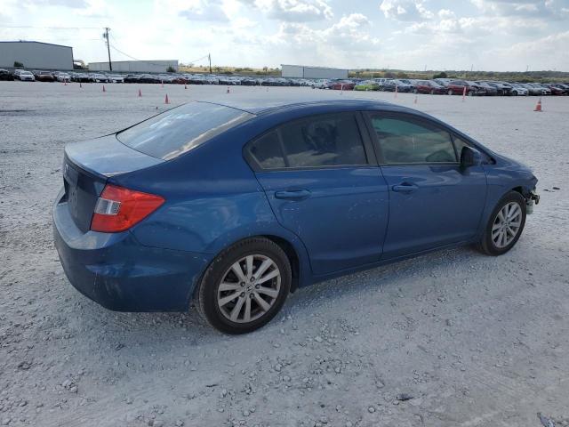 19XFB2F83CE053803 - 2012 HONDA CIVIC EX BLUE photo 3