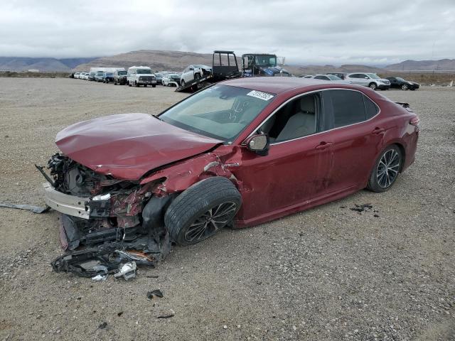 4T1B21HK8JU503778 - 2018 TOYOTA CAMRY HYBRID RED photo 1