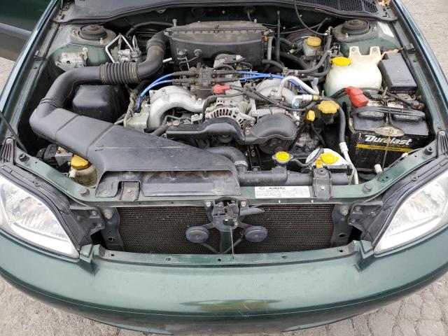 4S3BH254Y6307984 - 2000 SUBARU LEGACY GREEN photo 12