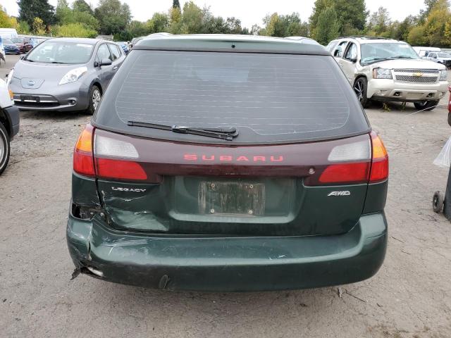 4S3BH254Y6307984 - 2000 SUBARU LEGACY GREEN photo 6