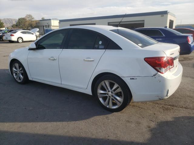 1G1PH5SC5C7335089 - 2012 CHEVROLET CRUZE LTZ WHITE photo 2