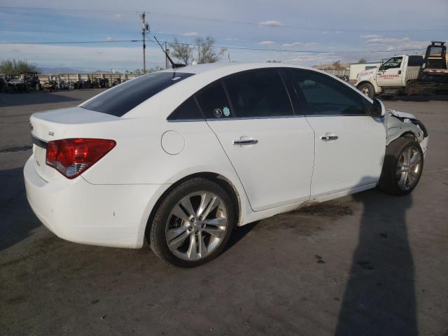 1G1PH5SC5C7335089 - 2012 CHEVROLET CRUZE LTZ WHITE photo 3