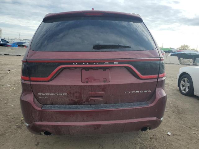 1C4RDJEG6HC697420 - 2017 DODGE DURANGO CITADEL RED photo 6