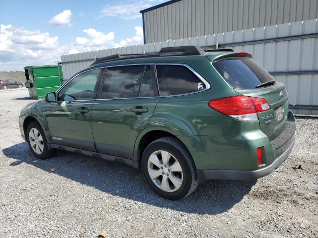 4S4BRBCC5B3357977 - 2011 SUBARU OUTBACK 2.5I PREMIUM GREEN photo 2