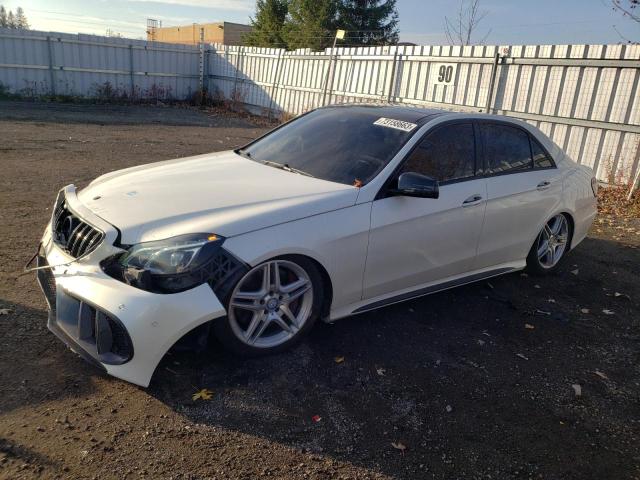 WDDHF9BB5EA812471 - 2014 MERCEDES-BENZ E 550 4MATIC WHITE photo 1