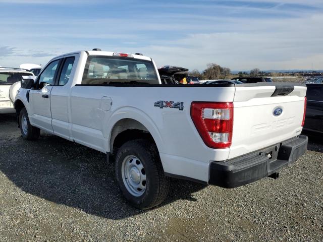 1FTFX1E83MKE54652 - 2021 FORD F150 SUPER CAB WHITE photo 2