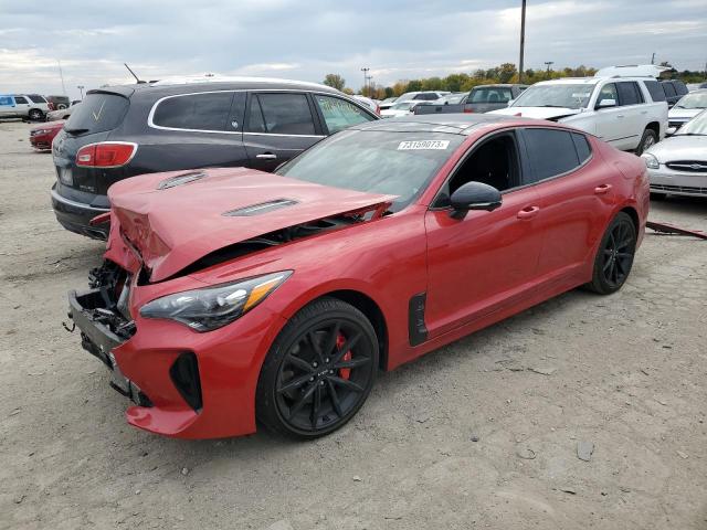 KNAE55LC5P6127650 - 2023 KIA STINGER GT2 RED photo 1