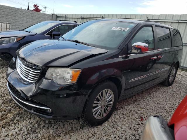 2C4RC1CG8ER201722 - 2014 CHRYSLER TOWN & COU TOURING L BLACK photo 1