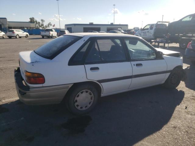 1FAPP14J0MW235266 - 1991 FORD ESCORT LX WHITE photo 3