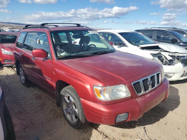 JF1SF656X2H738311 - 2002 SUBARU FORESTER S RED photo 1