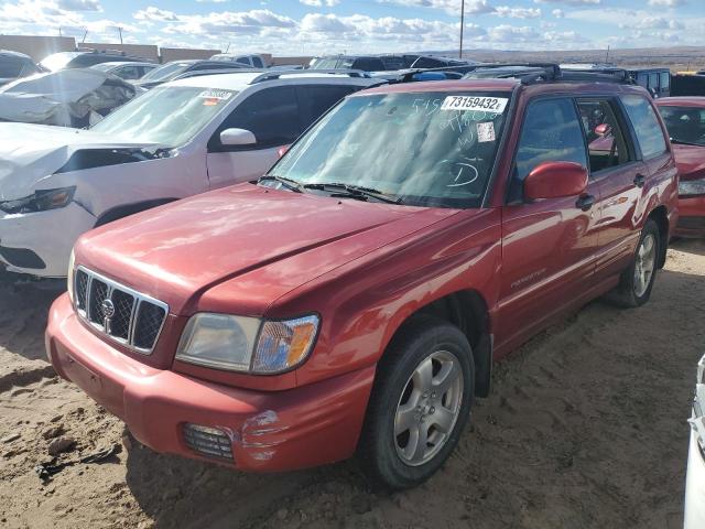 JF1SF656X2H738311 - 2002 SUBARU FORESTER S RED photo 2