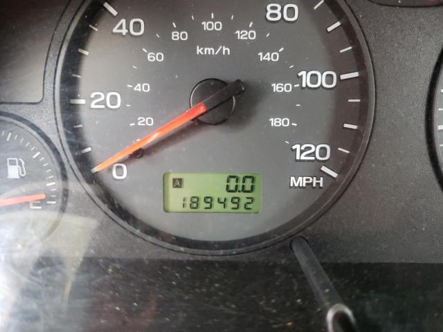 JF1SF656X2H738311 - 2002 SUBARU FORESTER S RED photo 8