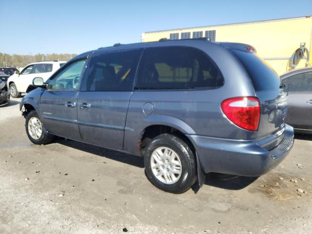 2B8GP44351R242047 - 2001 DODGE GRAND CARA SPORT BLUE photo 2