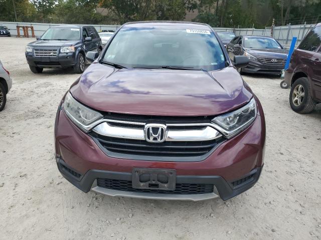 2HKRW6H3XHH207503 - 2017 HONDA CR-V LX MAROON photo 5