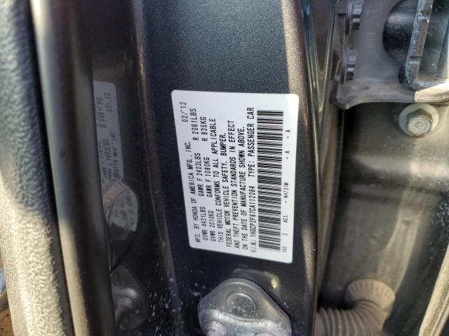 1HGCP2F87CA112084 - 2012 HONDA ACCORD EXL GRAY photo 13