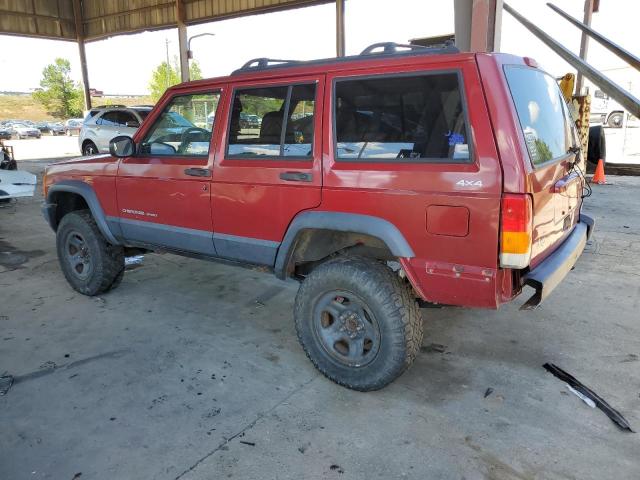 1J4FF68S6XL588961 - 1999 JEEP CHEROKEE SPORT RED photo 2