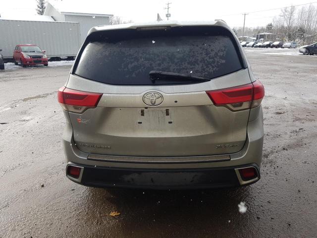 5TDJZRFH4HS518245 - 2017 TOYOTA HIGHLANDER SE GRAY photo 6