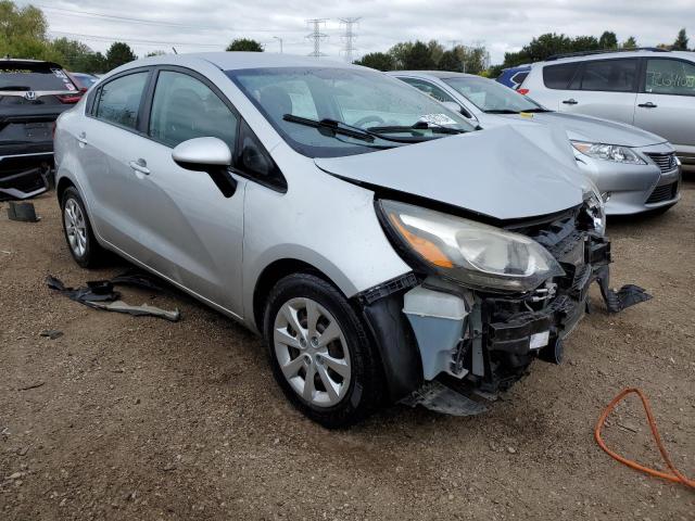 KNADM4A33C6075957 - 2012 KIA RIO LX SILVER photo 4