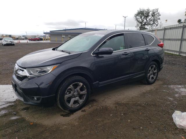 2HKRW1H59JH509178 - 2018 HONDA CR-V EX GRAY photo 1