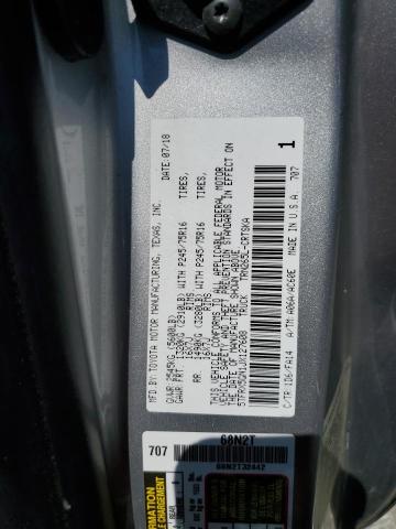 5TFRX5GN1JX127608 - 2018 TOYOTA TACOMA ACCESS CAB Күміс фото 12