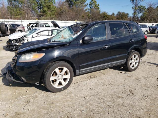 5NMSH13E78H169474 - 2008 HYUNDAI SANTA FE SE BLACK photo 1