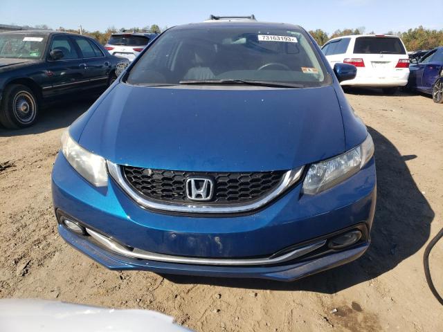 19XFB2F95FE213757 - 2015 HONDA CIVIC EXL BLUE photo 5