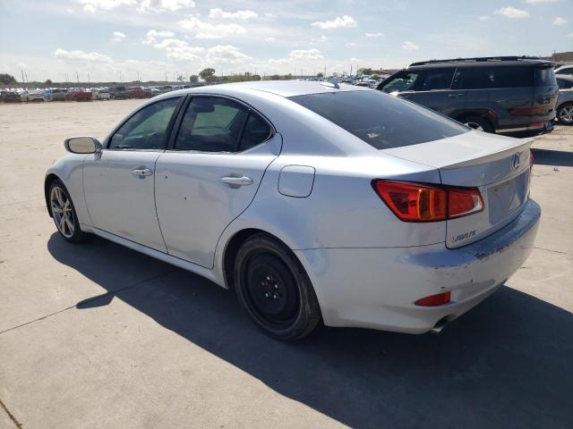 JTHBF5C29A5111070 - 2010 LEXUS IS 250 WHITE photo 2