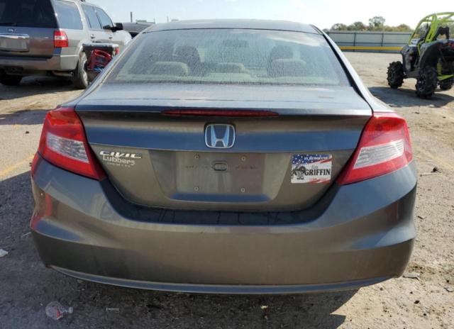 2HGFG3B81CH546737 - 2012 HONDA CIVIC EX GRAY photo 6