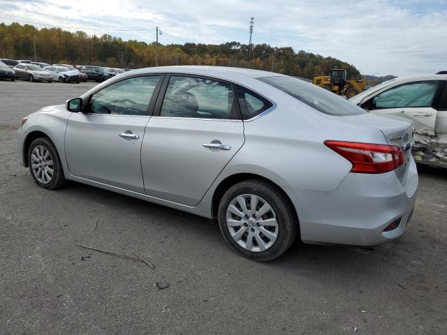 3N1AB7AP7HY233753 - 2017 NISSAN SENTRA S SILVER photo 2