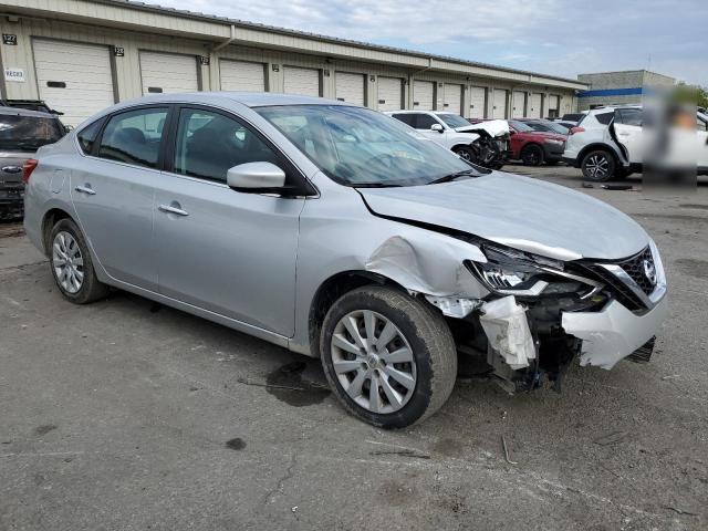 3N1AB7AP7HY233753 - 2017 NISSAN SENTRA S SILVER photo 4