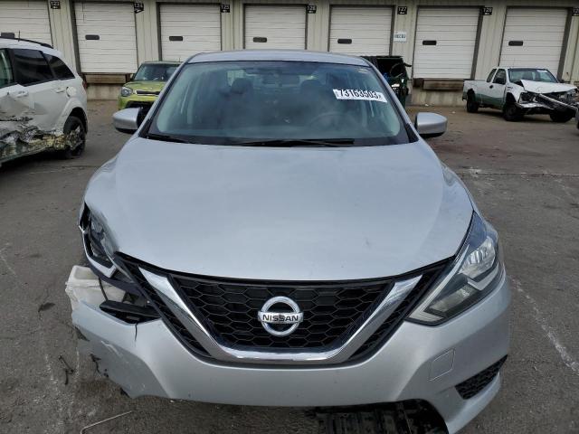 3N1AB7AP7HY233753 - 2017 NISSAN SENTRA S SILVER photo 5