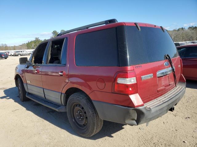 1FMFU15597LA11043 - 2007 FORD EXPEDITION XLT BURGUNDY photo 2