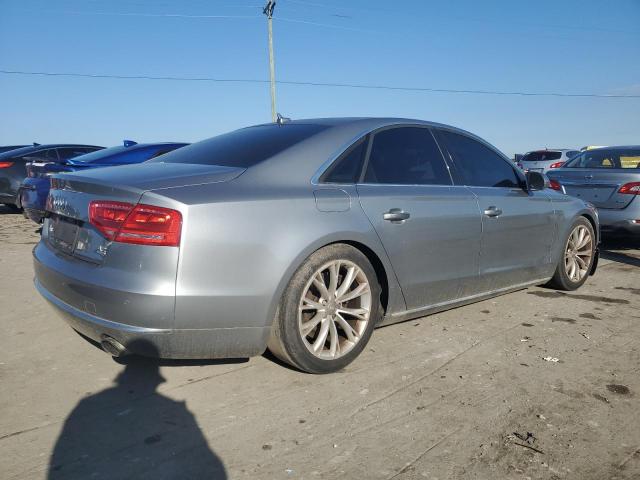 WAUAVAFD1BN021187 - 2011 AUDI A8 QUATTRO GRAY photo 3