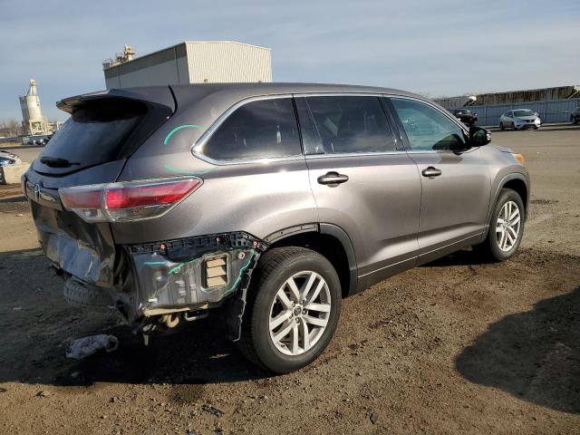 5TDZKRFHXGS165290 - 2016 TOYOTA HIGHLANDER LE BROWN photo 3