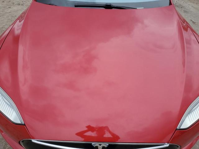 5YJSA1CP9DFP11708 - 2013 TESLA MODEL S RED photo 11