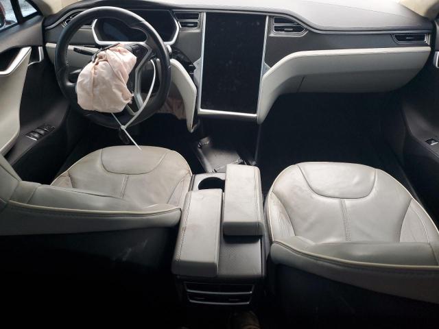 5YJSA1CP9DFP11708 - 2013 TESLA MODEL S RED photo 8