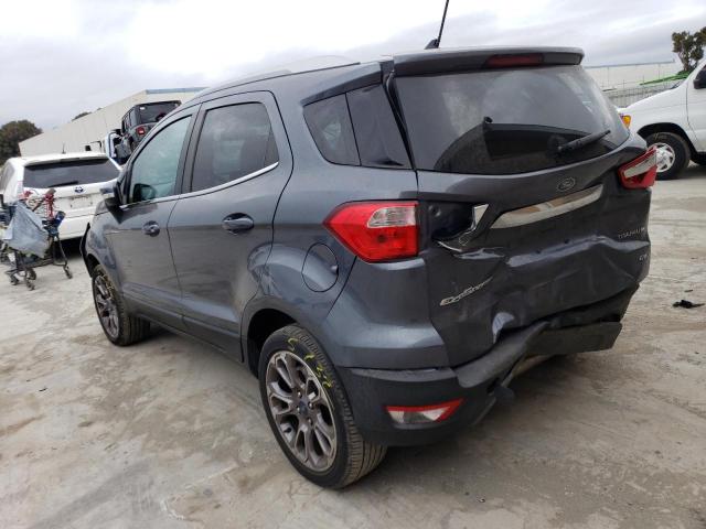 MAJ6P1WL4JC210653 - 2018 FORD ECOSPORT TITANIUM GRAY photo 2