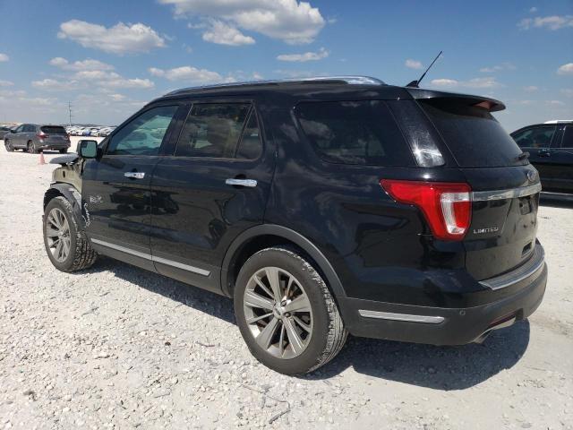 1FM5K7F80JGB33030 - 2018 FORD EXPLORER LIMITED BLACK photo 2