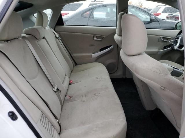 JTDKN3DU5C5471027 - 2012 TOYOTA PRIUS WHITE photo 10